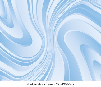 Abstract waves. Blue wavy background. Vector illustration