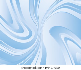 Abstract waves. Blue wavy background. Vector illustration