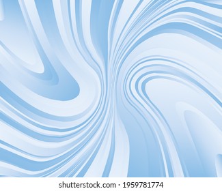 Abstract waves. Blue wavy background. Vector illustration