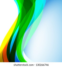 Abstract waves colorful background, can be use for flyers and corporate presentations. EPS 10.