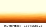 Abstract waves cover. Horizontal background with curves in yellow orange brown colors. Classy vector illustration.