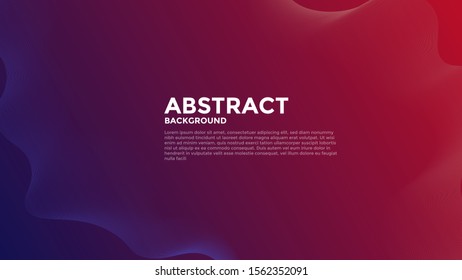 Abstract Waves Design. isolated on blue and red background for Background. Vector Illustration