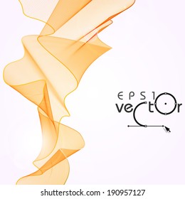Abstract Waves Design. Vector Illustration. Eps 10.