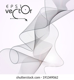 Abstract Waves Design. Vector Illustration. Eps 10.