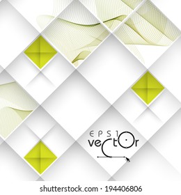 Abstract Waves Design. Vector Illustration. Eps 10.
