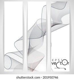 Abstract Waves Design. Vector Illustration. Eps 10.