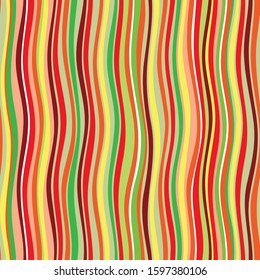 Abstract waves of different colors. Abstract seamless pattern.