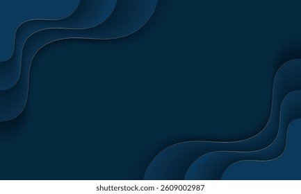 Abstract Waves Elegant color background 