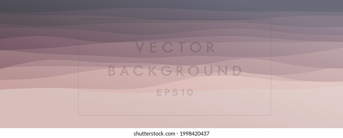 abstract waves fluid shape levels background delicate pastel color gradient. Trendy template for flyer poster business card landing page website. vector illustration eps 10