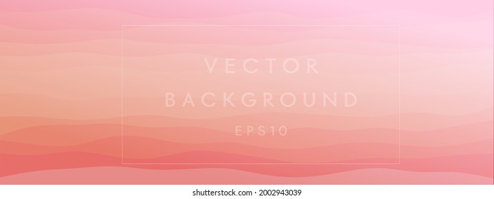 abstract waves fluid shape levels background bright color gradient. Trendy template for brochure business card landing page website. vector illustration eps 10
