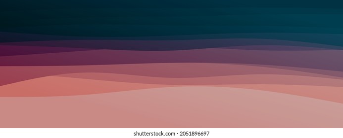 abstract waves fluid shape levels background bright color gradient. Trendy template for brochure business card landing page website. vector illustration eps 10.