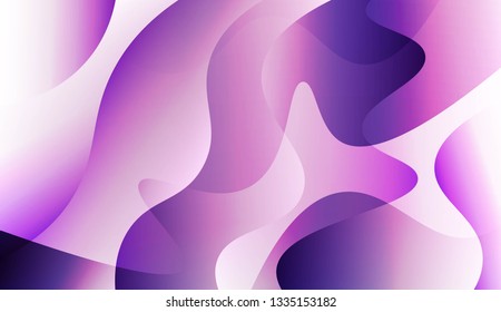 Abstract Waves. Futuristic Technology Style Background. For Cover Page, Landing Page, Banner. Vector Illustration.