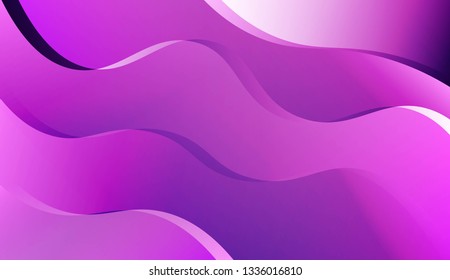 Abstract Waves. Futuristic Technology Style Background. For Cover Page, Landing Page, Banner. Vector Illustration.