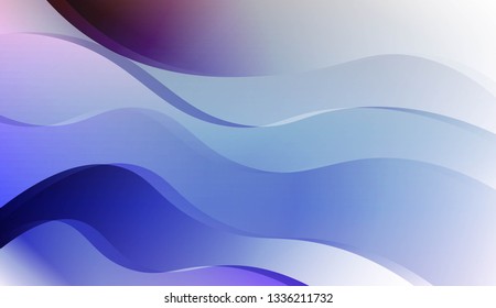 Abstract Waves. Futuristic Technology Style Background. For Cover Page, Landing Page, Banner. Vector Illustration.