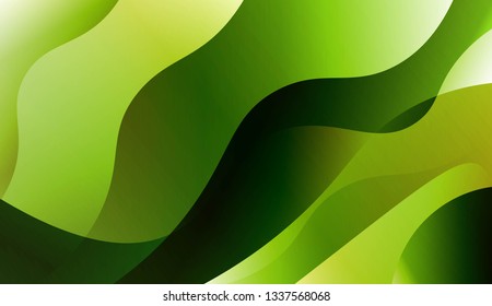 Abstract Waves. Futuristic Technology Style Background. For Elegant Pattern Cover Book. Vector Illustration with Color Gradient.