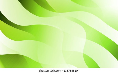 Abstract Waves. Futuristic Technology Style Background. For Design Flyer, Banner, Landing Page. Vector Illustration with Color Gradient