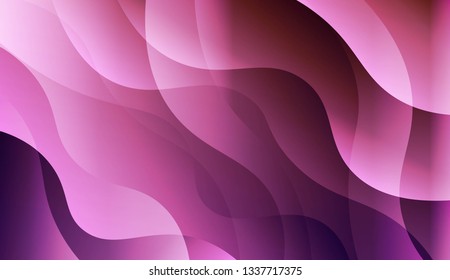 Abstract Waves. Futuristic Technology Style Background. For Flyer, Brochure, Booklet And Websites Design Vector Illustration with Color Gradient.