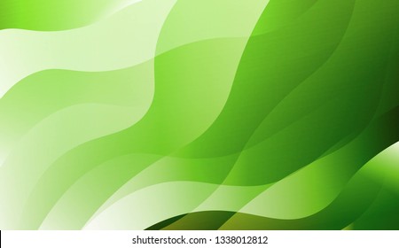 Abstract Waves. Futuristic Technology Style Background. For Design Flyer, Banner, Landing Page. Vector Illustration with Color Gradient