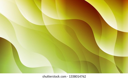 Abstract Waves. Futuristic Technology Style Background. For Elegant Pattern Cover Book. Vector Illustration with Color Gradient.