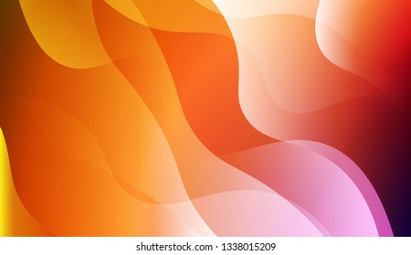 Abstract Waves. Futuristic Technology Style Background. For Elegant Pattern Cover Book. Vector Illustration with Color Gradient.