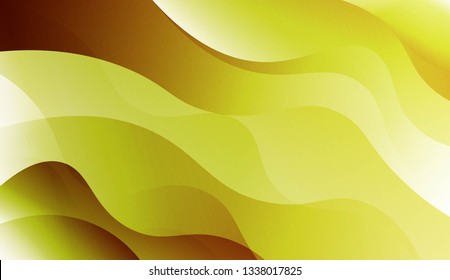 Abstract Waves. Futuristic Technology Style Background. For Elegant Pattern Cover Book. Vector Illustration with Color Gradient.