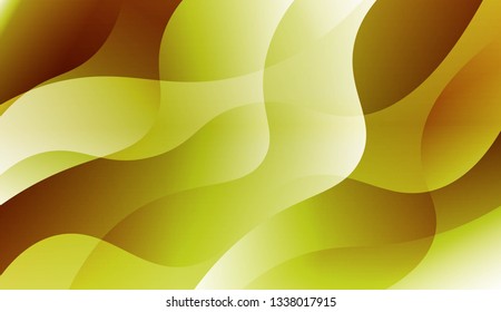 Abstract Waves. Futuristic Technology Style Background. For Elegant Pattern Cover Book. Vector Illustration with Color Gradient.