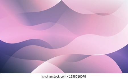 Abstract Waves. Futuristic Technology Style Background. For Flyer, Brochure, Booklet And Websites Design Vector Illustration with Color Gradient.