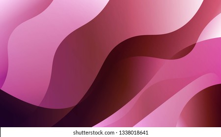 Abstract Waves. Futuristic Technology Style Background. For Flyer, Brochure, Booklet And Websites Design Vector Illustration with Color Gradient.
