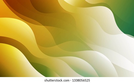 Abstract Waves. Futuristic Technology Style Background. For Elegant Pattern Cover Book. Vector Illustration with Color Gradient.