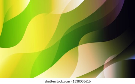 Abstract Waves. Futuristic Technology Style Background. For Elegant Pattern Cover Book. Vector Illustration with Color Gradient.