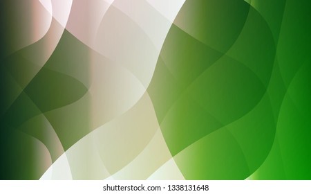 Abstract Waves. Futuristic Technology Style Background. For Design Flyer, Banner, Landing Page. Vector Illustration with Color Gradient