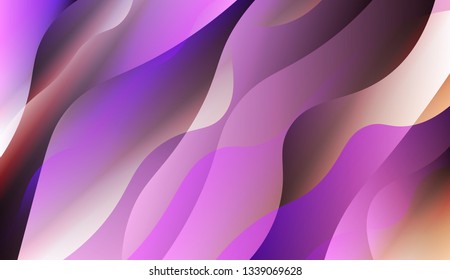 Abstract Waves. Futuristic Technology Style Background. For Your Design Wallpapers Presentation. Vector Illustration with Color Gradient.