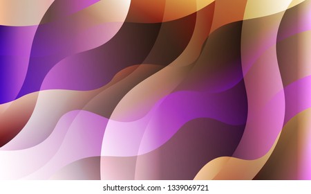 Abstract Waves. Futuristic Technology Style Background. For Template Cell Phone Backgrounds. Vector Illustration with Color Gradient.