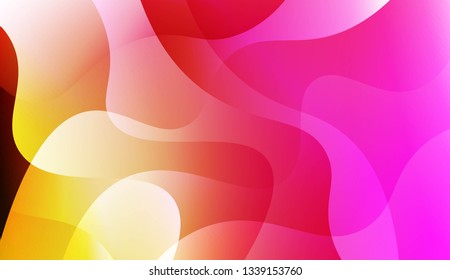 Abstract Waves. Futuristic Technology Style Background. For Cover Page, Landing Page, Banner. Vector Illustration.