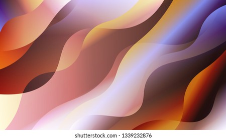 Abstract Waves. Futuristic Technology Style Background. Design For Cover Page, Poster, Banner Of Websites. Vector Illustration with Color Gradient.