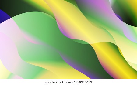 Abstract Waves. Futuristic Technology Style Background. Design For Cover Page, Poster, Banner Of Websites. Vector Illustration with Color Gradient.