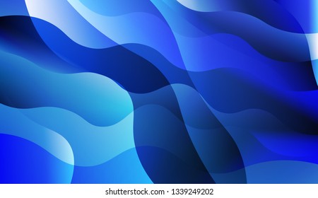 Abstract Waves. Futuristic Technology Style Background. For Template Cell Phone Backgrounds. Vector Illustration with Color Gradient.