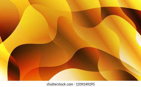 Abstract Waves. Futuristic Technology Style Background. For Your Design Wallpapers Presentation. Vector Illustration with Color Gradient.