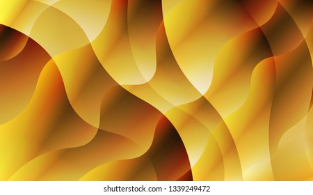 Abstract Waves. Futuristic Technology Style Background. For Template Cell Phone Backgrounds. Vector Illustration with Color Gradient.