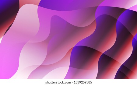Abstract Waves. Futuristic Technology Style Background. Design For Cover Page, Poster, Banner Of Websites. Vector Illustration with Color Gradient.