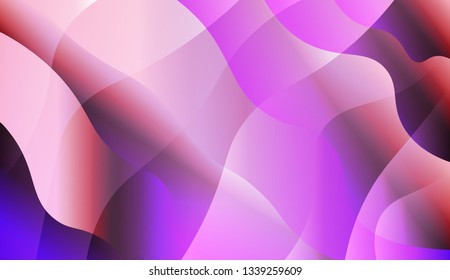 Abstract Waves. Futuristic Technology Style Background. Design For Cover Page, Poster, Banner Of Websites. Vector Illustration with Color Gradient.