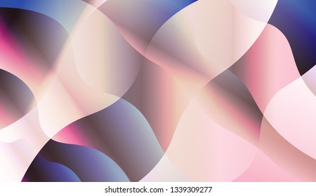 Abstract Waves. Futuristic Technology Style Background. Design For Cover Page, Poster, Banner Of Websites. Vector Illustration with Color Gradient.