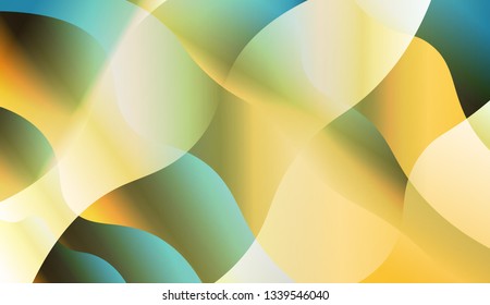 Abstract Waves. Futuristic Technology Style Background. Design For Cover Page, Poster, Banner Of Websites. Vector Illustration with Color Gradient.