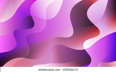 Abstract Waves. Futuristic Technology Style Background. Design For Cover Page, Poster, Banner Of Websites. Vector Illustration with Color Gradient.