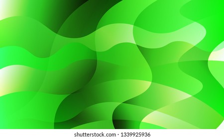 Abstract Waves. Futuristic Technology Style Background. For Template Cell Phone Backgrounds. Vector Illustration with Color Gradient.