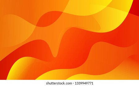 Abstract Waves. Futuristic Technology Style Background. For Design Flyer, Banner, Landing Page. Vector Illustration with Color Gradient