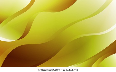 Abstract Waves. Futuristic Technology Style Background. For Design Flyer, Banner, Landing Page. Vector Illustration with Color Gradient