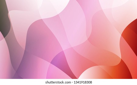 Abstract Waves. Futuristic Technology Style Background. For Design Flyer, Banner, Landing Page. Vector Illustration with Color Gradient