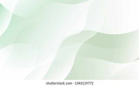 Abstract Waves. Futuristic Technology Style Background. For Cover Page, Landing Page, Banner. Vector Illustration.