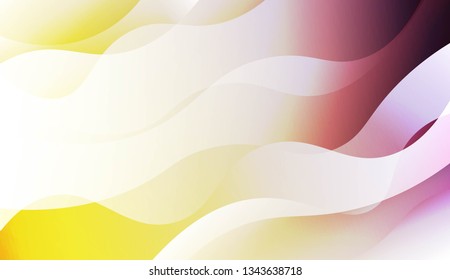 Abstract Waves. Futuristic Technology Style Background. For Cover Page, Landing Page, Banner. Vector Illustration.